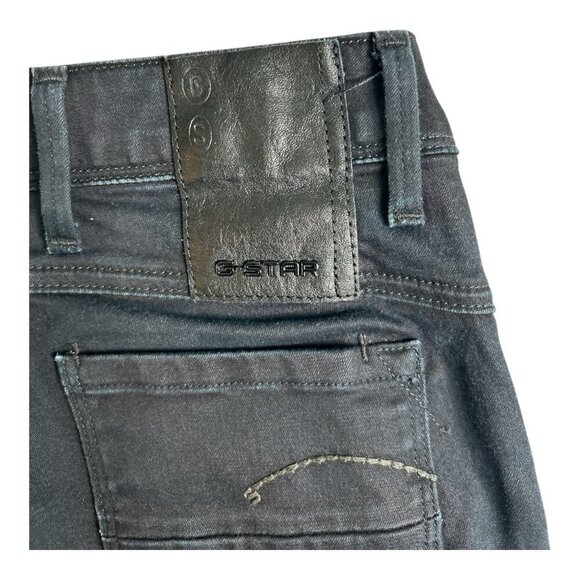 G-STAR Raw 5204 Refender Zip Skinny Ankle Women's Jean's Black Size 25 - Picture 7 of 15